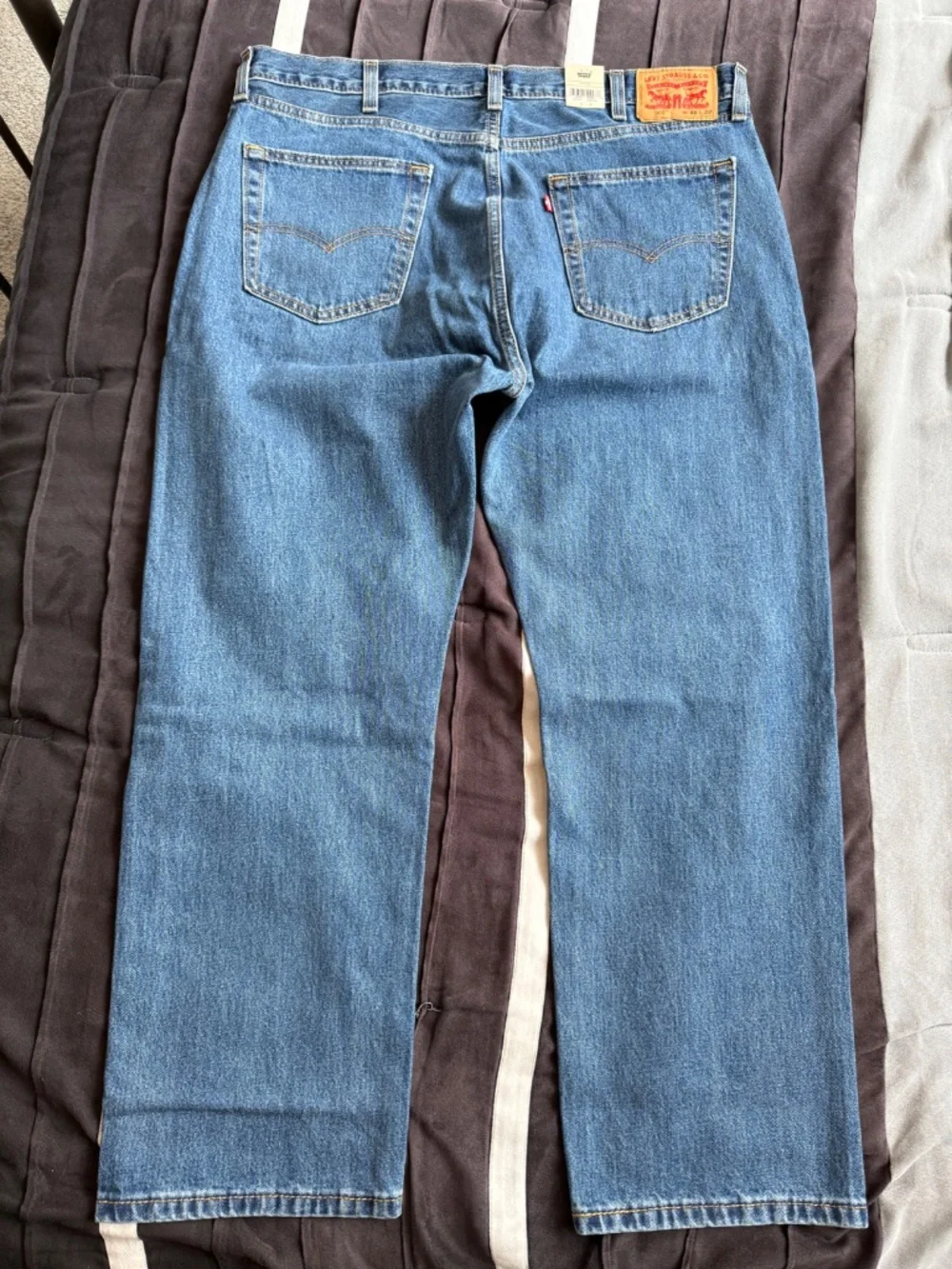 Levi's 505 Regular Medium Stone Wash Blue Jeans W40 x L29 NWT